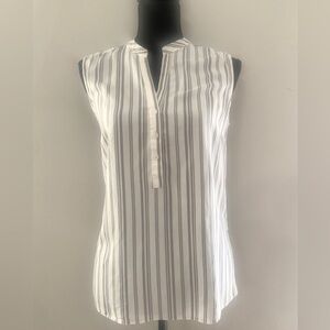 Atmosphere Striped Sleeveless Blouse, Size 6